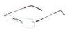 Pure AIRLOCK SEVEN-SIXTY CHASSIS Eyeglasses / Espresso / Size S1
