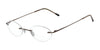 Pure AIRLOCK SEVEN-SIXTY CHASSIS Eyeglasses / Coffee / Size S1