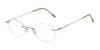 Pure AIRLOCK SEVEN-SIXTY CHASSIS Eyeglasses / Gold Sand / Size S1