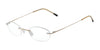 Pure AIRLOCK SEVEN-SIXTY CHASSIS Eyeglasses / Gold / Size S1