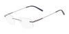 Pure AIRLOCK CALIBER Eyeglasses / Silver / Size 52