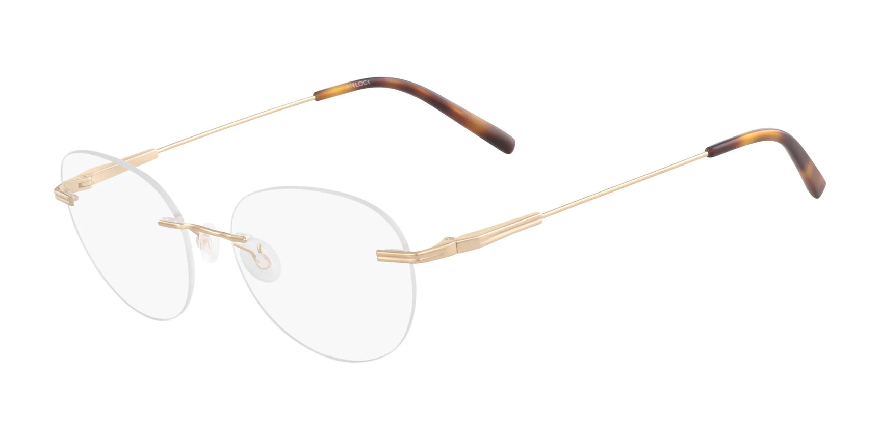 Pure AIRLOCK CALIBER Eyeglasses Gold