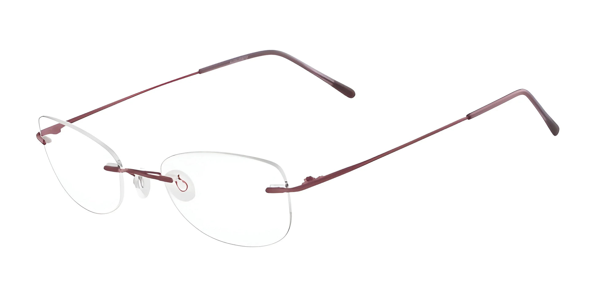 Pure AIRLOCK SEVEN-SIXTY CHASSIS Eyeglasses Burgundy