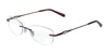 Pure AIRLOCK EMBRACE Eyeglasses / Burgundy / Size 49