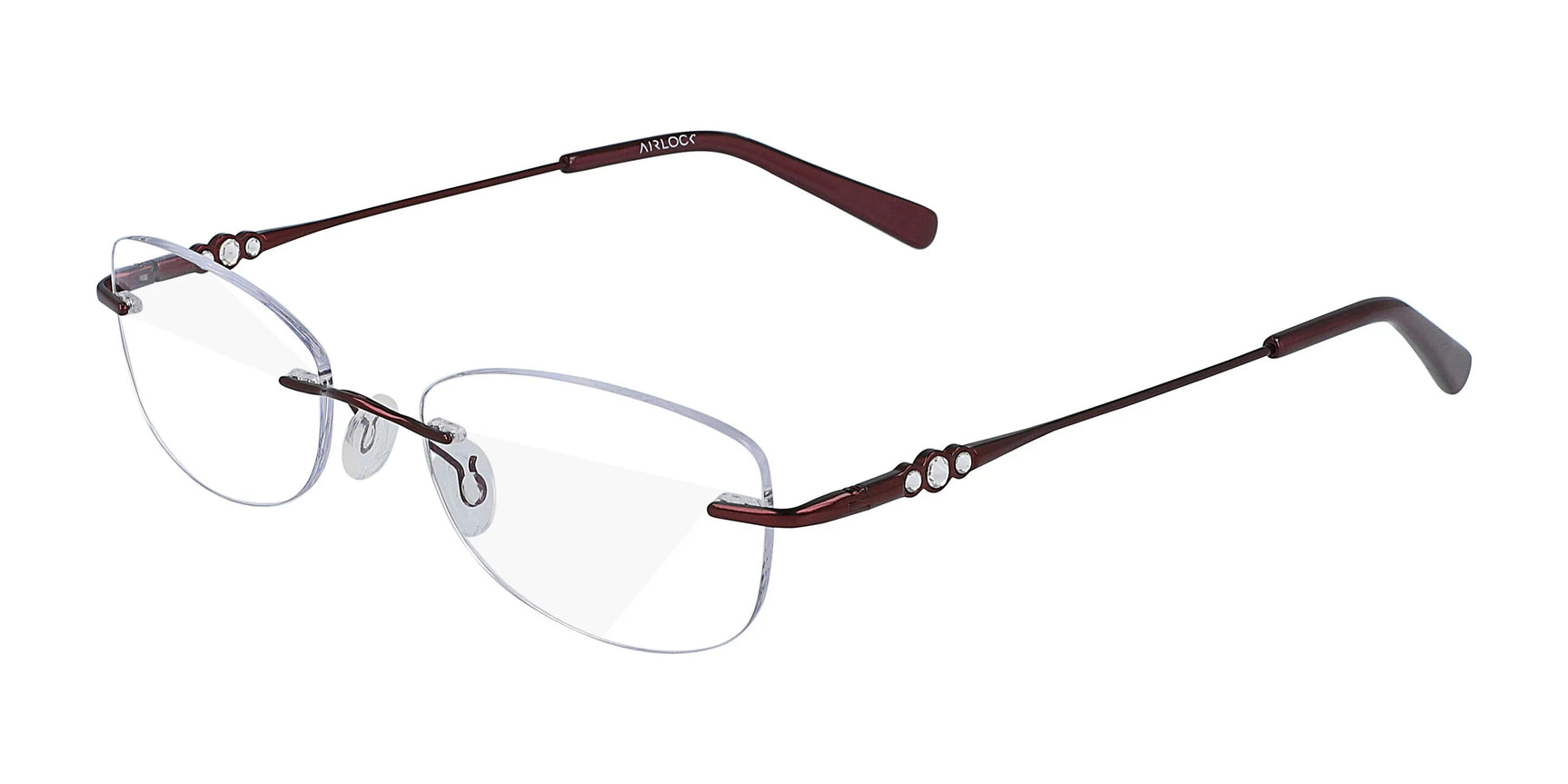 Pure AIRLOCK EMBRACE Eyeglasses Burgundy