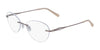 Pure AIRLOCK EMBRACE Eyeglasses / Rose / Size 53