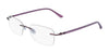 Pure AIRLOCK HARMONY Eyeglasses / Plum / Size 54
