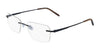 Pure AIRLOCK REFINE Eyeglasses / Navy / Size 55