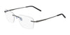 Pure AIRLOCK REFINE Eyeglasses / Gunmetal / Size 53