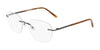 Pure AIRLOCK PROSPER Eyeglasses / Brown / Size 53
