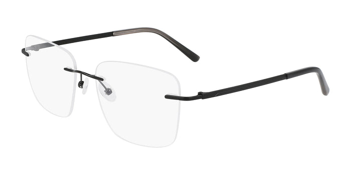 Pure AIRLOCK BRACE Eyeglasses / Black / Size 54