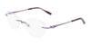Pure AIRLOCK PATINA Eyeglasses / Lilac / Size 53