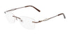 Pure AIRLOCK SKYE Eyeglasses / Brown / Size 52