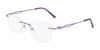 Pure AIRLOCK SKYE Eyeglasses / Purple / Size 52