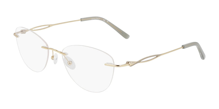 Pure AIRLOCK SKYE Eyeglasses / Gold / Size 53