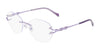 Pure AIRLOCK JADE Eyeglasses / Lilac / Size 52