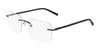 Pure AIRLOCK SLATE Eyeglasses / Satin Black / Size 54