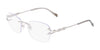 Pure AIRLOCK JADE Eyeglasses / Silver / Size 53