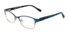 Marchon NYC SURREY Eyeglasses / Navy-Rose / Size 51