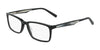 Marchon NYC MOORE Eyeglasses / Shiny Black / Size 50