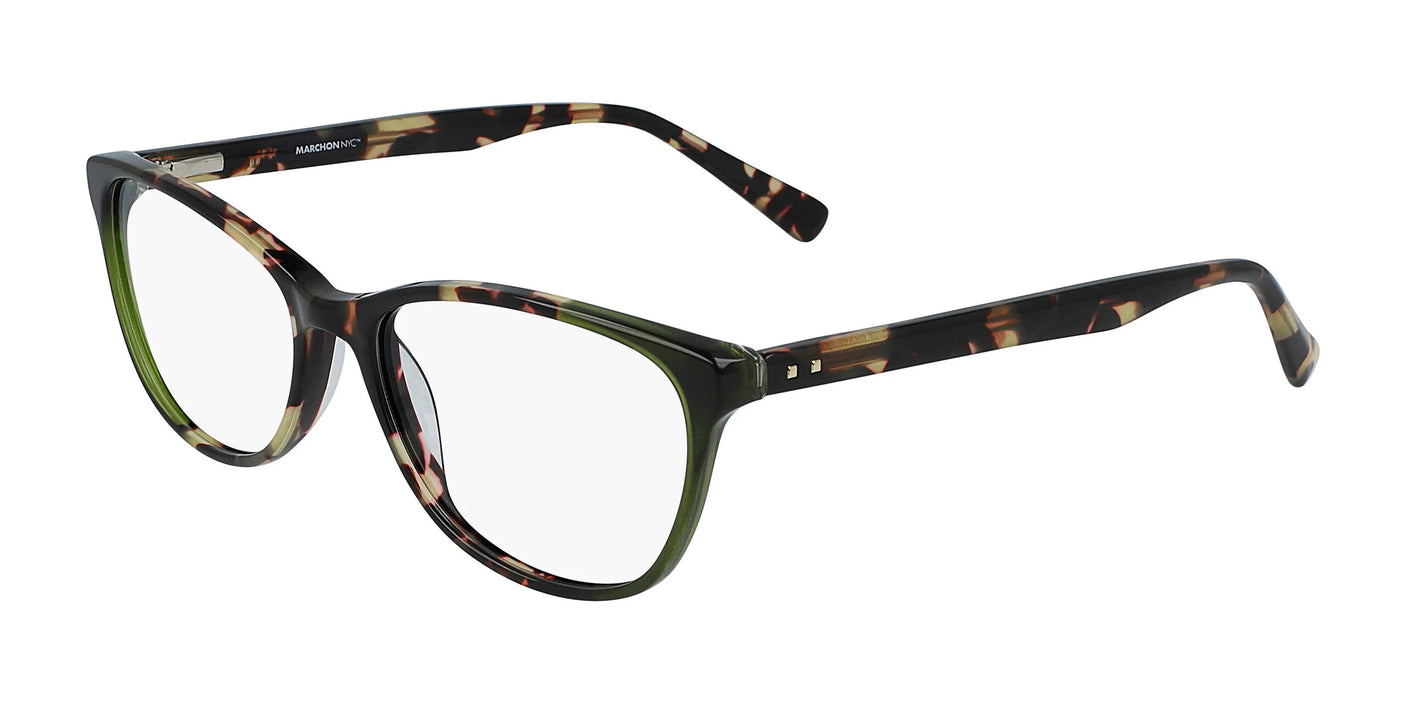 Marchon NYC 5502 Eyeglasses Olive Tortoise