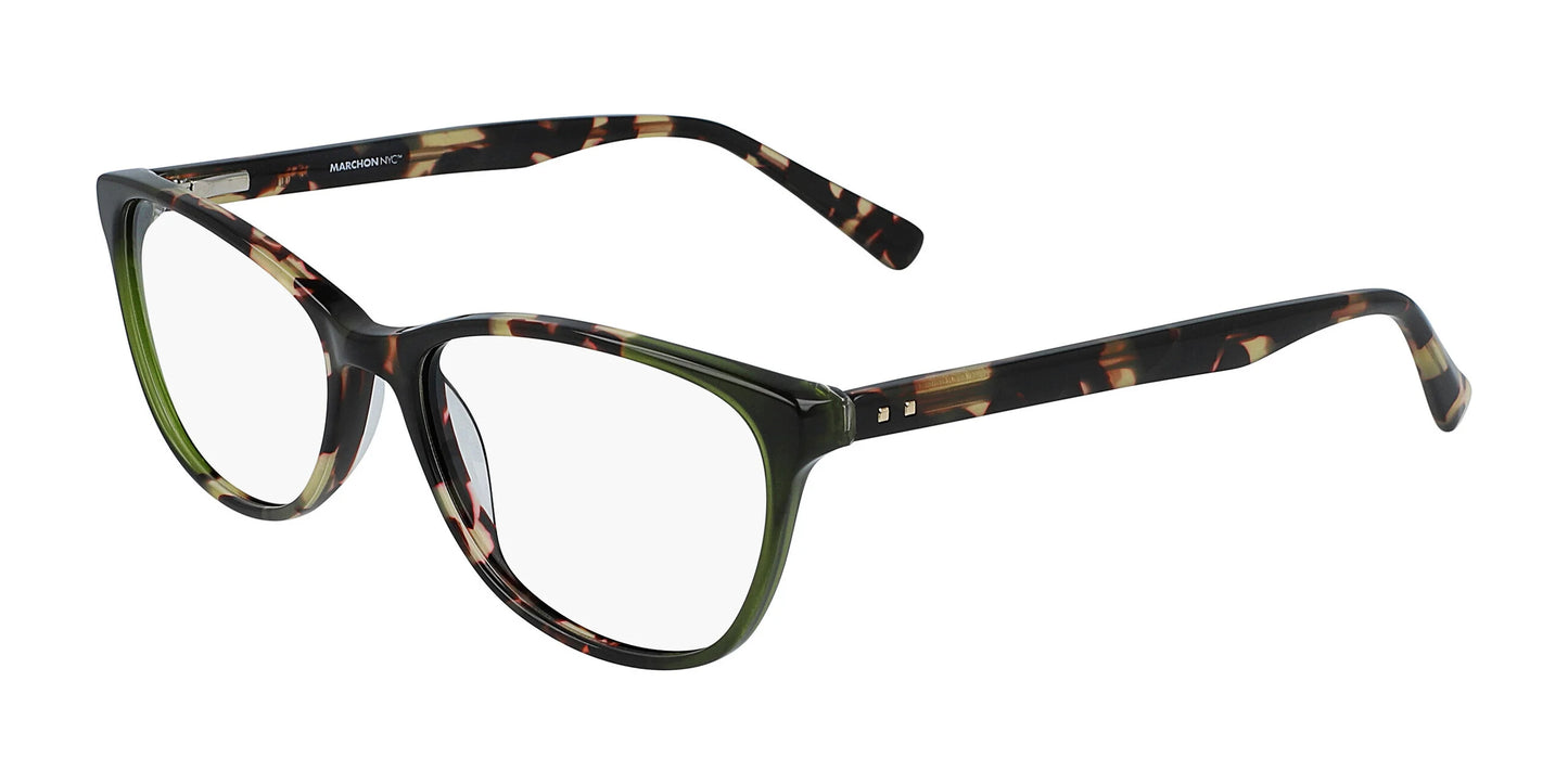 Marchon NYC 5502 Eyeglasses Olive Tortoise