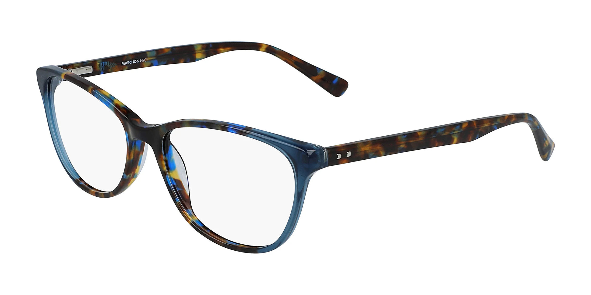 Marchon NYC 5502 Eyeglasses Blue Tortoise