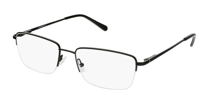 Marchon NYC 2016 Eyeglasses | Size 55 / Satin Black