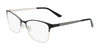 Marchon NYC 4009 Eyeglasses | Size 53 / Matte Black/Gold