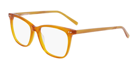 Marchon NYC 5507 Eyeglasses Amber Crystal / Horn