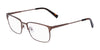 Marchon NYC 2021 Eyeglasses / Matte Brown / Size 51