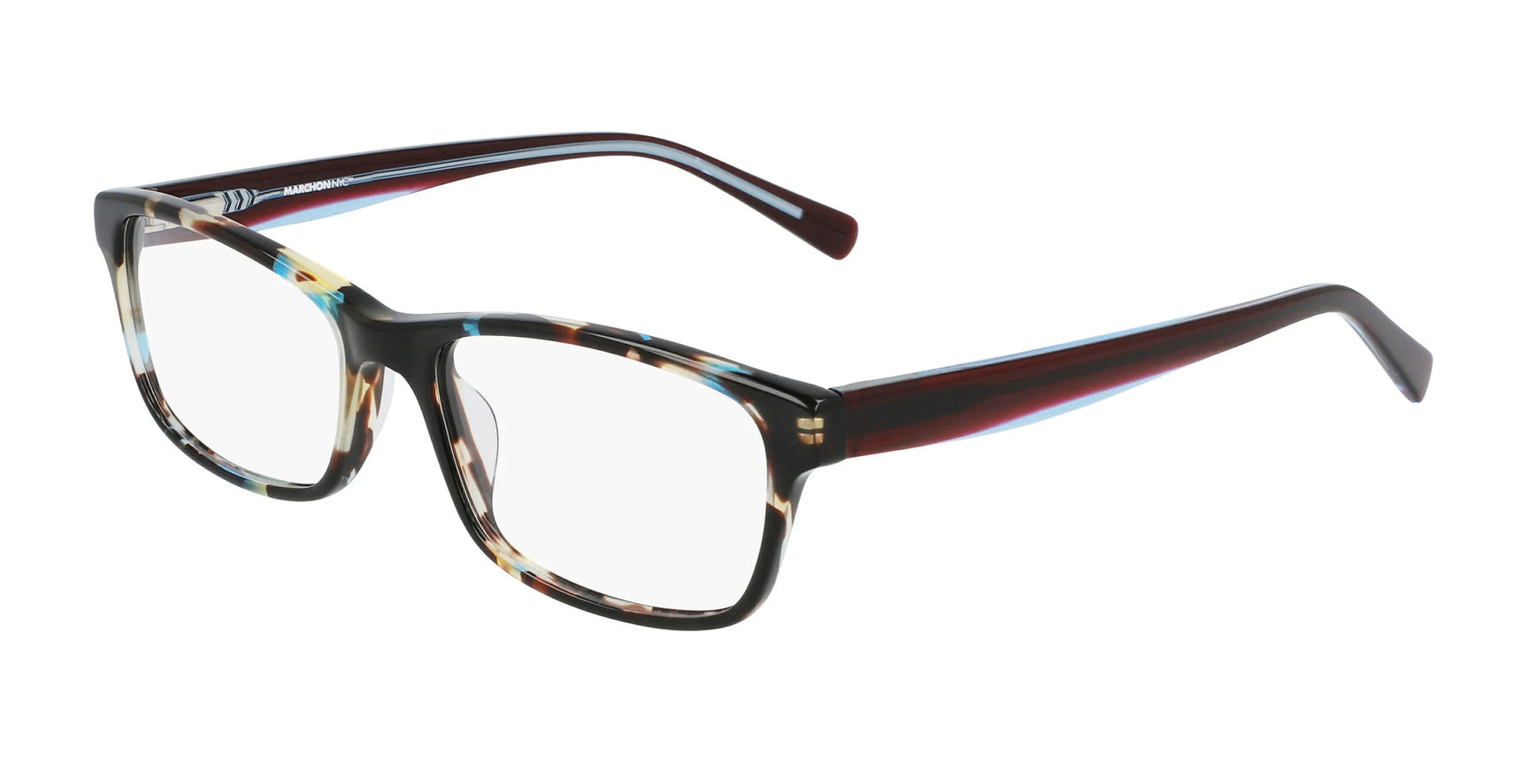 Marchon NYC CORNELIA 2 Eyeglasses Blue Tortoise