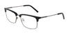 Marchon NYC 2028 Eyeglasses | Size 54 / Black/Matte Gun