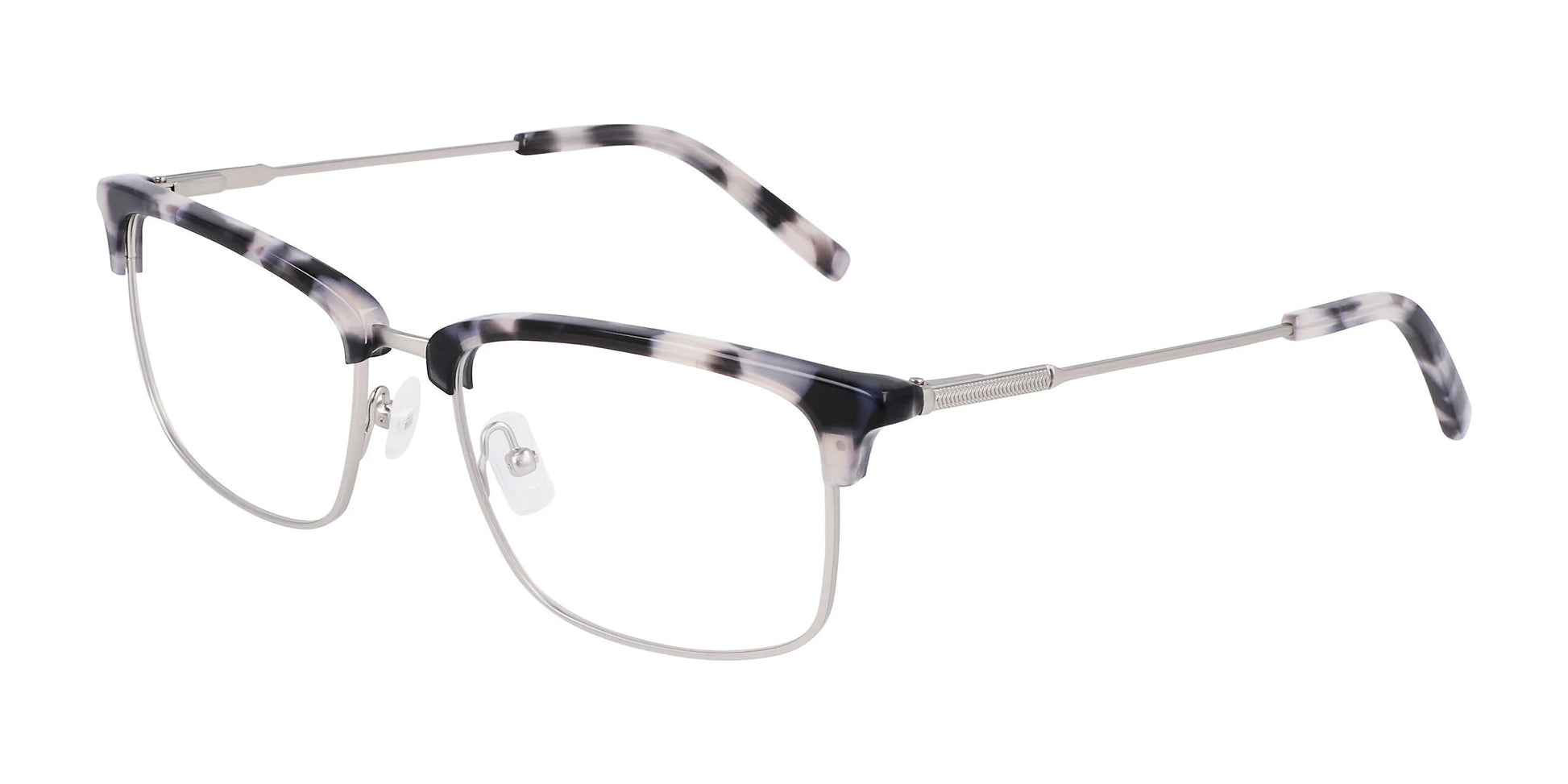 Marchon NYC 2028 Eyeglasses Grey Tortoise / Matte Silver