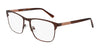 Marchon NYC 2031 Eyeglasses | Size 57 / Matte Brown
