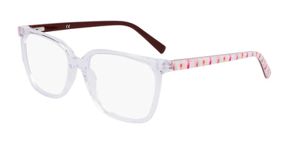 Marchon NYC 5022 Eyeglasses Crystal / Pink Mosiac