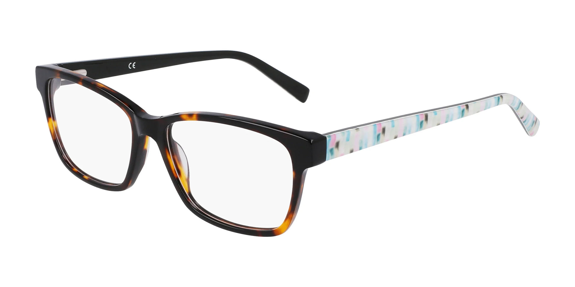 Marchon NYC 5023 Eyeglasses Tortoise / Green Mosiac