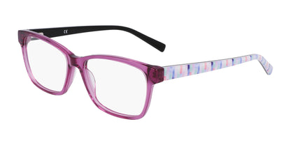 Marchon NYC 5023 Eyeglasses Crystal Purple / Lilac Mosiac