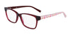 Marchon NYC 5023 Eyeglasses / Crystal Red/Pink Mosiac / Size 53