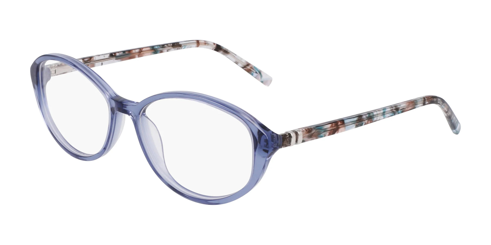 Marchon NYC 5025 N Eyeglasses Crystal Slate / Grey Marble