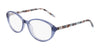 Marchon NYC 5025 N Eyeglasses | Size 55 / Crystal Slate/Grey Marble