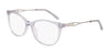 Marchon NYC 5026 Eyeglasses | Size 54 / Shiny Crystal Grey