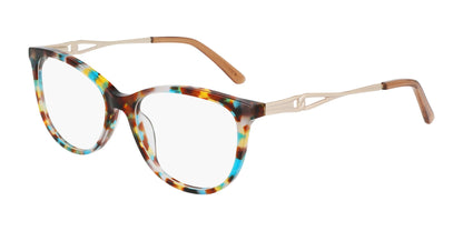 Marchon NYC 5026 Eyeglasses Shiny Blue Tortoise