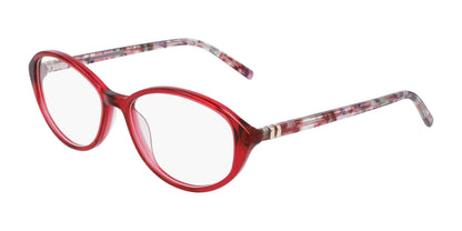 Marchon NYC 5025 N Eyeglasses Crystal Red / Red Marble