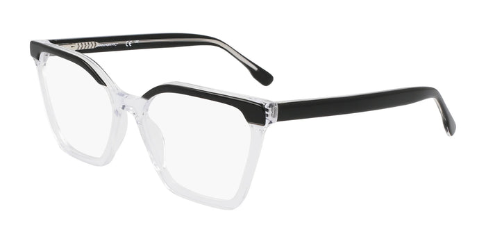 Marchon NYC 5509 Eyeglasses | Size 53 / Black Crystal