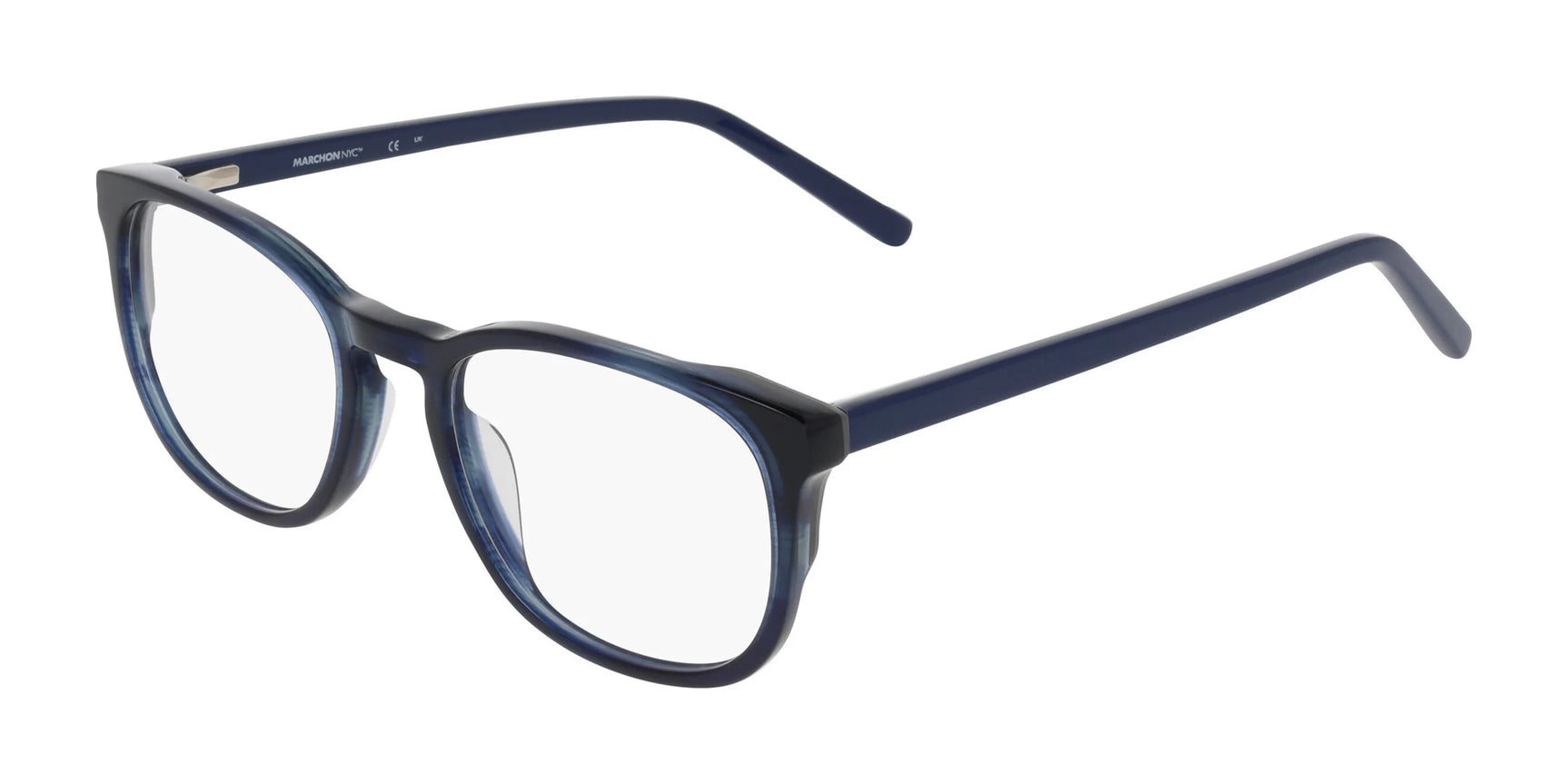 Marchon NYC 8512 Eyeglasses Navy Horn