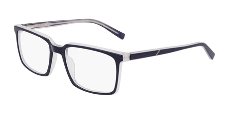 Marchon NYC 3029 Eyeglasses Navy / Matte Crystal Laminate