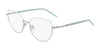Marchon NYC 4030 Eyeglasses | Size 54 / Gunmetal/Seafoam