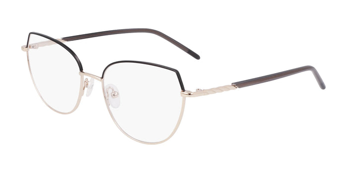 Marchon NYC 4030 Eyeglasses | Size 54 / Gold / Black