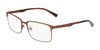 Marchon NYC 2036 Eyeglasses | Size 55 / Matte Brown